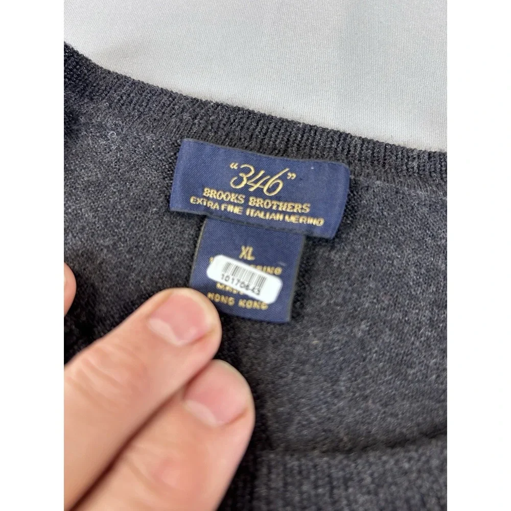 Men's Brooks‎ Brothers 346 Argyle Sweater – Size XL (fits like Small)